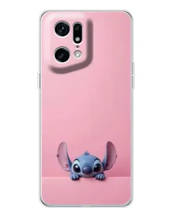 Чехол для OPPO Find X5 Pro с картинкой «Stitch выглядывает» Чехол для OPPO Find X5 Pro с картинкой «Stitch выглядывает»