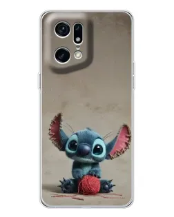Чехол для OPPO Find X5 Pro с картинкой «Стич на коричневом фоне» Чехол для OPPO Find X5 Pro с картинкой «Стич на коричневом фоне»