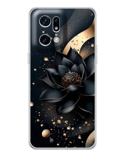 Чохол для OPPO Find X5 Pro з картинкою «Чорний лотос»