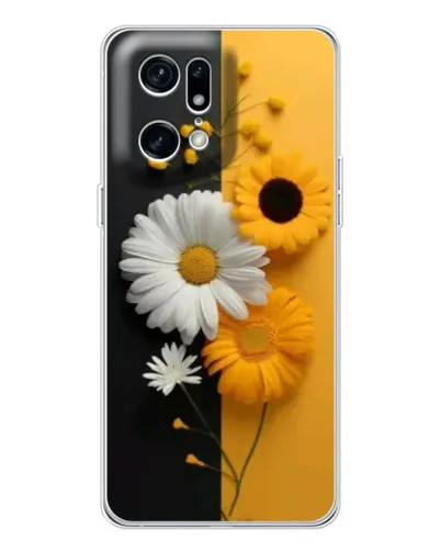 Чохол для OPPO Find X5 Pro з картинкою «Соняшник та ромашка»