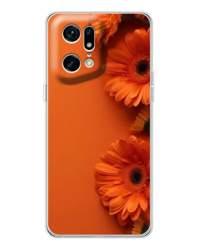 Чохол для OPPO Find X5 Pro з картинкою «Помаранчеві гербери»