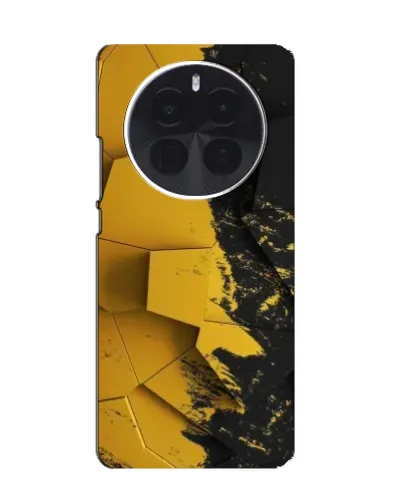 Чехол для OPPO Find X9 Plus с картинкой «Золотые осколки геометрии»