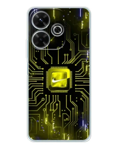 Чехол для OPPO K13 Turbo Pro с картинкой «Nike — золотая искра»