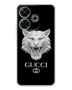 Чехол для OPPO K13 Turbo Pro с картинкой «Gucci — серебряный лев» Чехол для OPPO K13 Turbo Pro с картинкой «Gucci — серебряный лев»