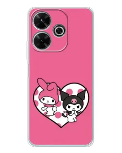 Чехол для OPPO K13 Turbo Pro с картинкой «Kuromi и My Melody» Чехол для OPPO K13 Turbo Pro с картинкой «Kuromi и My Melody»