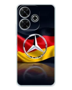 Чехол для OPPO K13 Turbo Pro с картинкой «Mercedes — флаг Германии»