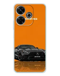 Чехол для OPPO K13 Turbo Pro с картинкой «Оранжевый Mercedes AMG»