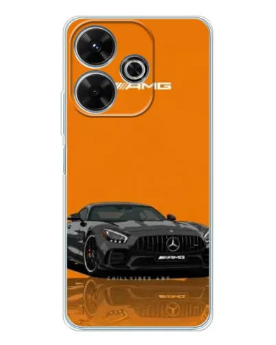 Чехол для OPPO K13 Turbo Pro с картинкой «Оранжевый Mercedes AMG»