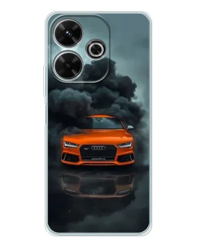 Чехол для OPPO K13 Turbo Pro с картинкой «Audi в облаках дыма»