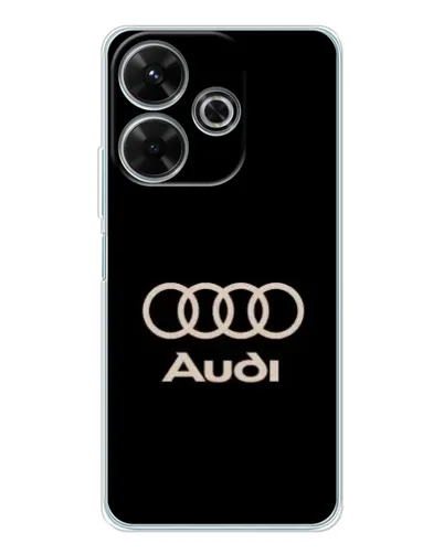 Чехол для OPPO K13 Turbo Pro с картинкой «Audi — золотой логотип»