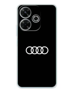 Чехол для OPPO K13 Turbo Pro с картинкой «Audi White Logo» Чехол для OPPO K13 Turbo Pro с картинкой «Audi White Logo»