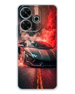 Чехол для OPPO K13 Turbo Pro с картинкой «Lamborghini красный дым» Чехол для OPPO K13 Turbo Pro с картинкой «Lamborghini красный дым»