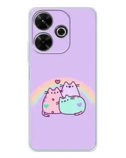 Чехол для OPPO K13 Turbo Pro с картинкой «Радужные Пушины» Чехол для OPPO K13 Turbo Pro с картинкой «Радужные Пушины»