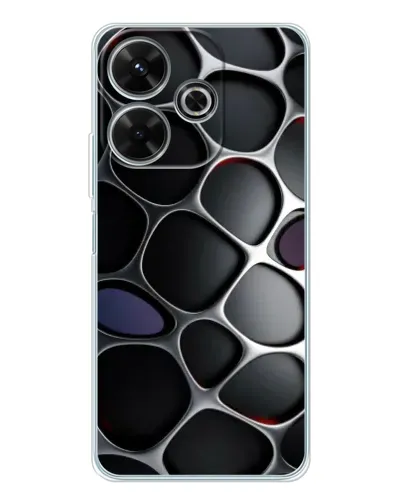 Чехол для OPPO K13 Turbo Pro с картинкой «Объемная темная решетка» Чехол для OPPO K13 Turbo Pro с картинкой «Объемная темная решетка»