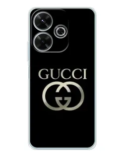 Чохол для OPPO K13 Turbo з картинкою «Gucci — золото на чорному» Чохол для OPPO K13 Turbo з картинкою «Gucci — золото на чорному»