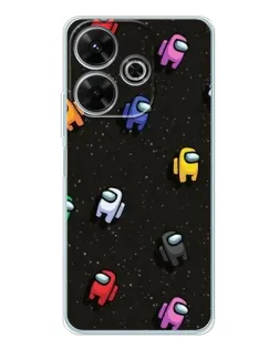 Чехол для OPPO K13 Turbo с картинкой «Космический паттерн Among Us»