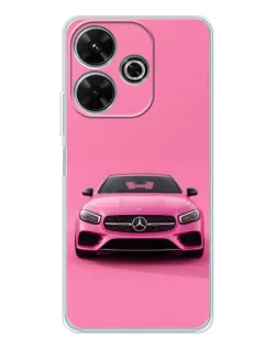 Чехол для OPPO K13 Turbo с картинкой «Розовый Mercedes AMG»