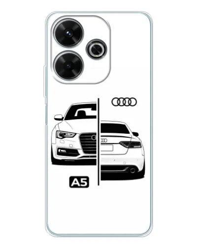 Чехол для OPPO K13 Turbo с картинкой «Audi — контрастный дизайн»