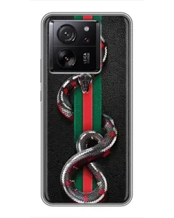 Чехол для OPPO K13s с картинкой «Gucci — змея на полосе»