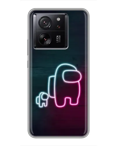 Чехол для OPPO K13s с картинкой «Among Us неон-арт»