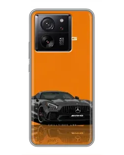 Чехол для OPPO K13s с картинкой «Оранжевый Mercedes AMG»