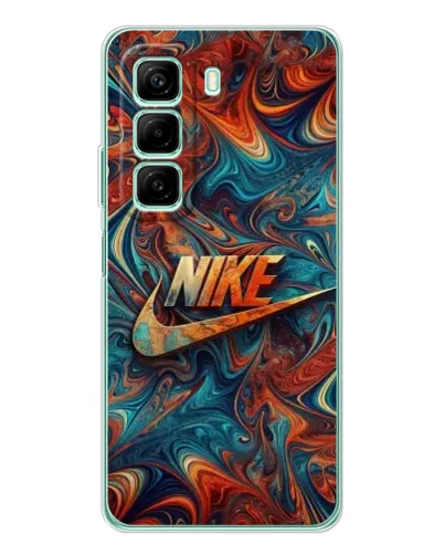 Чехол для OPPO K13x 5G с картинкой «Nike в абстракции»