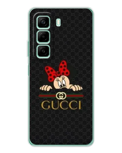 Чехол для OPPO K13x 5G с картинкой «Минни Маус Gucci — черный»