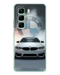 Чехол для OPPO K13x 5G с картинкой «BMW в белом дыму»