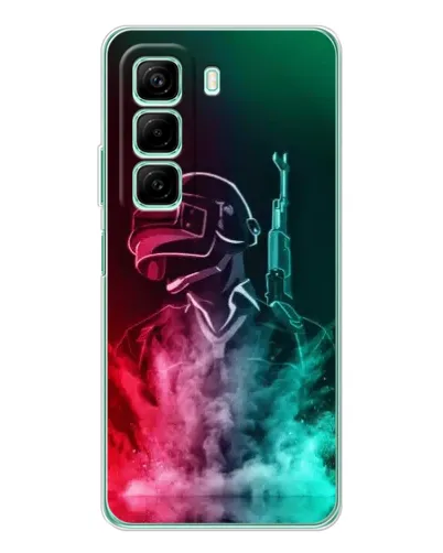 Чохол для OPPO K13x 5G з картинкою «PUBG — вогняний воїн»