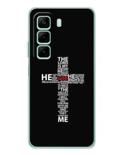 Чехол для OPPO K13x 5G с картинкой «Текстовый крест»