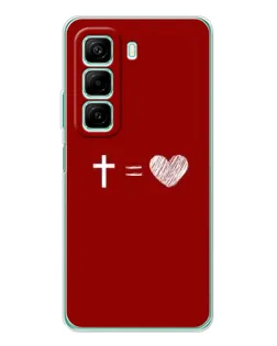 Чехол для OPPO K13x 5G с картинкой «Уравнение любви»
