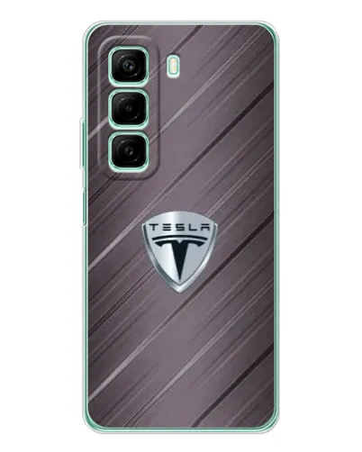 Чехол для OPPO K13x 5G с картинкой «Металлическая текстура Tesla» Чехол для OPPO K13x 5G с картинкой «Металлическая текстура Tesla»