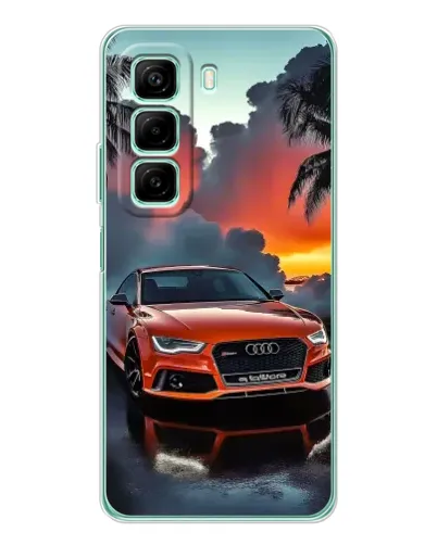 Чехол для OPPO K13x 5G с картинкой «Audi — закат»