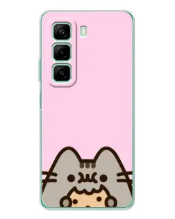 Чохол для OPPO K13x 5G з картинкою «Pusheen та печиво»