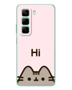 Чехол для OPPO K13x 5G с картинкой «Пушин говорит Hi»