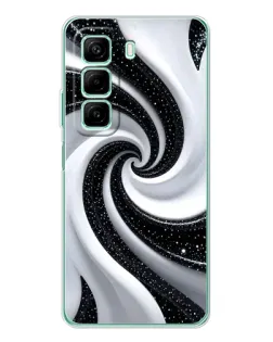 Чохол для OPPO K13x 5G з картинкою «Чорно-біла спіраль» Чохол для OPPO K13x 5G з картинкою «Чорно-біла спіраль»