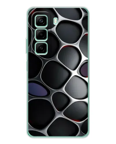 Чехол для OPPO K13x 5G с картинкой «Объемная темная решетка» Чехол для OPPO K13x 5G с картинкой «Объемная темная решетка»