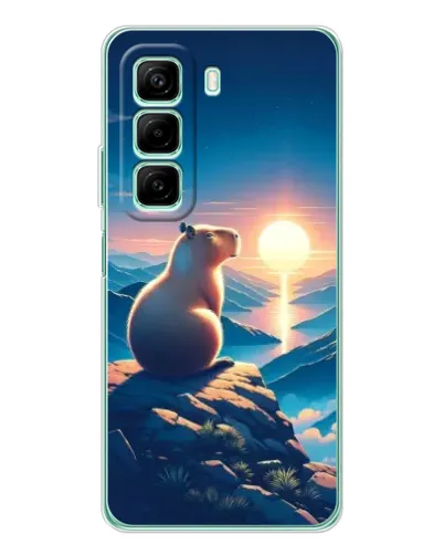 Чохол для OPPO K13x 5G з картинкою «Захід сонця з капібарою» Чохол для OPPO K13x 5G з картинкою «Захід сонця з капібарою»