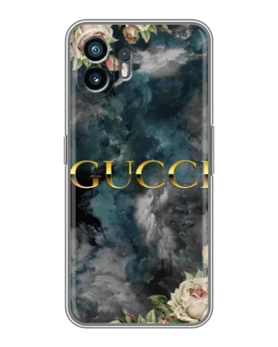 Чехол для OPPO K14 Turbo Pro с картинкой «Абстрактные цветы Gucci»