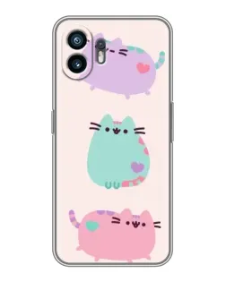 Чехол для OPPO K14 Turbo с картинкой «Pusheen трио»