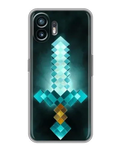 Чехол для OPPO K14 с картинкой «Алмазный меч неон»