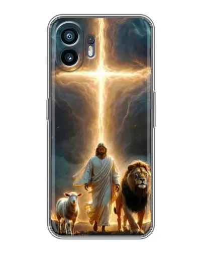 Чехол для OPPO K14x с картинкой «Лев Иуды и Свет» Чехол для OPPO K14x с картинкой «Лев Иуды и Свет»