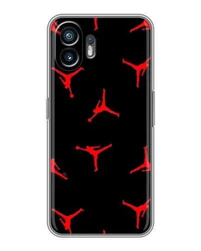 Чохол для OPPO K15 з картинкою «Jordan Red Pattern»