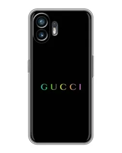 Чохол для OPPO K15 з картинкою «Gucci — неоновий мінімалізм»