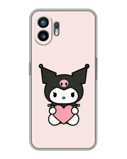 Чехол для OPPO K15 с картинкой «Kuromi и сердце»