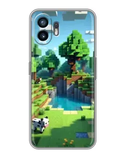 Чехол для OPPO K15 с картинкой «Minecraft летний день»