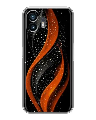 Чехол для OPPO K15 с картинкой «Огненная звездная волна»