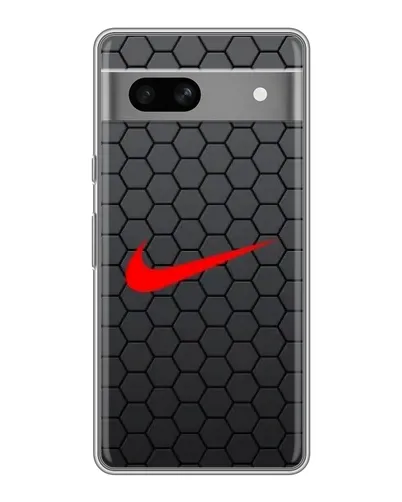 Чохол для OPPO K15s з картинкою «Nike — карбонова сітка»