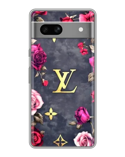 Чохол для OPPO K15s з картинкою «Квітковий Louis Vuitton»