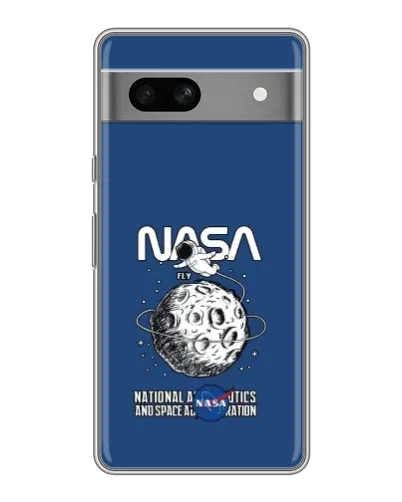 Чохол для OPPO K15s з картинкою «NASA — місячна місія»